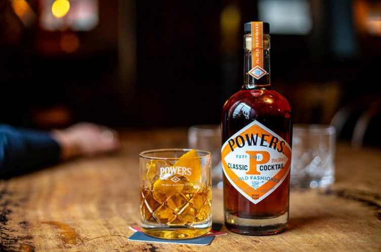 Powers Irish whiskey release old fashioned bottled cocktail