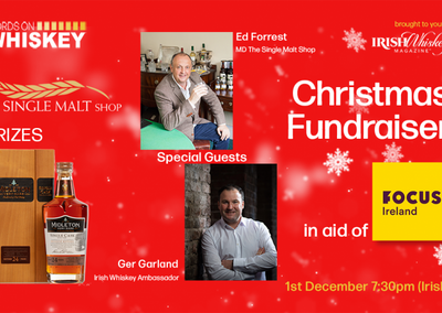 The Single Malt Shop join Words on Whiskey for Christmas Charity Event to support Focus Ireland